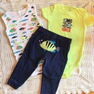 Carter’s, One of a Kind, Matching Outfit Set 🛍💙Host Pick💙🛍